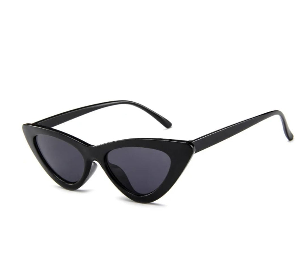 Girl - lentes de sol UV400 Cateye chicos Negro