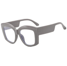 Cargar imagen en el visor de la galería, Oversize cuadrado big gris- Lentes con o sin aumento
