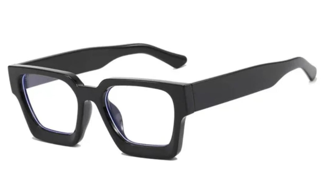 Oversize cuadrado negro- Lentes con o sin aumento